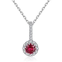 Collar Gaurosa Mujer Fantasy in Plata Zirconia SN0417-RD - SN0417-RD